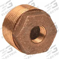 APPROVED VENDOR Metal Pipe Straight: Straight, 1 in x 1/4 in, Brass, 200 psi, Bushing (MPN 22UL41). Key specifications — Brand: APPROVED VENDOR; Maximum Operating Pressure: 200 psi.