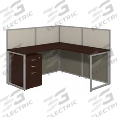 BUSH BUSINESS FURNITURE Modular Cubicle Workstation: 45 in Overall Ht, 60 in Overall Wd, Cherry (MPN EOD360SMR-03K). Key specifications — Brand: BUSH BUSINESS FURNITURE; Office Cubicle Color: Cherry.