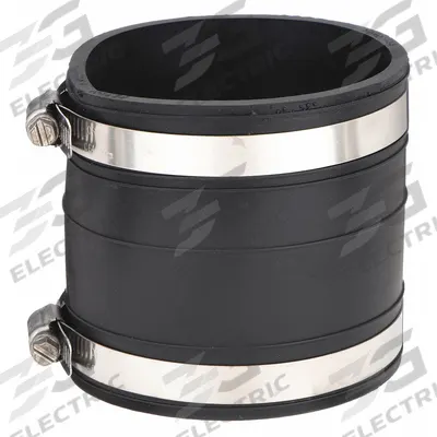 FERNCO Flexible Pipe Straight: PVC, For 2 in Pipe, PVC, 3 61/64 in Overall Lg - Flexible Transition Pipe Fittings