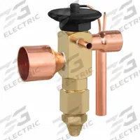 PARKER Thermostatic Expansion Valve: OE, For R-410A Refrigerant Type, Field Adj, 1 3/8 in Female (MPN OE-20-ZX200 7X11 ODF 5'). Key specifications — Brand: PARKER; For Refrigerant Type: R-410A; Strainer Type: Permanent; Superheat Adjustment: Field Adjustable; Manufacturer Part Number: OE-20-ZX200 7X11 ODF 5'.
