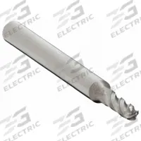 OSG Ball End Mill: Carbide, 4 Flute, 1 mm Mill Dia, 3 mm LOC, 39 mm OAL (MPN 404-0394-BN)
