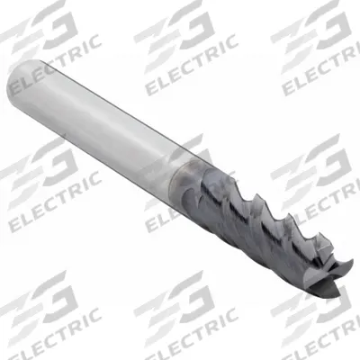 APPROVED VENDOR Square End Mill: Carbide, AlTiCrN Coated, 4 Flute, 3/16" Mill Dia - Fast-Cutting Carbide Square End Mills for Steel & Cast Iron