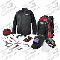 LINCOLN ELECTRIC Welding Helmet Kit: Auto-Darkening, 4 Arc Sensors, W7-W13, 7 sq in, Digital, Pivot (MPN K4595-W-XL). Key specifications — Color: Black/White (Gloves); Suspension Adjustment Type: Pivot; Series: Viking 1840; Graphics: None; Viewing Area: 7 sq in; Brand: LINCOLN ELECTRIC; Grind Mode: Yes; Helmet Material: Proprietary Nylon.