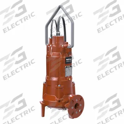 LIBERTY PUMPS Grinder Pump: Vertical, Three Phase, 3 hp, 230V AC, 115 gpm @ 10' of Head - General Purpose Sewage Grinder Pumps
