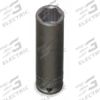 PROTO Impact Socket: 1/4 in Drive Size, Metric, 8 mm Socket Size, 6-Point, Deep, 2 in Overall Lg (MPN J6508MH). Key specifications — attr1215501: PROTO; attr1215515: Black Oxide; attr1215518: 8 mm.
