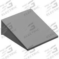 TENNSCO Locker Sloping Top: 12 in x 15 in x 5 1/2 in, For 12 in Locker Wd, Steel, Powder Coated (MPN KST-1215MG). Key specifications — attr65850: KST-1215MG; attr65853: TENNSCO; attr114203: Powder Coated; attr114205: Steel; attr114211: Sloping Top Panel; attr114196: Gray.