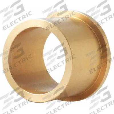 BUNTING BEARINGS Flanged Sleeve Bearing: Bronze, 1/2 in Bore, 3/4 in OD, 5/8 in Lg - Non-Leaded Metallic Flanged Sleeve Bearings
