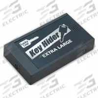Magnetic Key Hider: Plastic, Black, 1 in Ht, 3 3/4 in Wd, 5 1/2 in Dp, Case Hider, Surface Mount (MPN 91201). Key specifications — Brand: LUCKY LINE PRODUCTS; Hider Style: Case; Color: Black; Mounting Location: Surface; Material: Plastic; Mounting Style: Magnet.