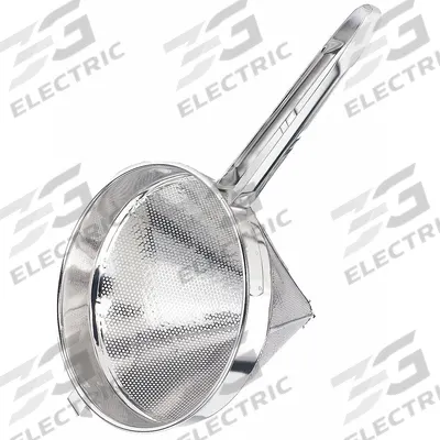 CRESTWARE Mesh Strainer: 1⁄16 in Mesh Size, 18 in Overall Lg - China Cap Strainers