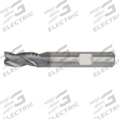 WIDIA HANITA Roughing End Mill: Carbide, AlTiN Coated, 3 Flute, 18 mm Mill Dia, 32 mm LOC - Corner-Radius Carbide Roughing End Mills for Steel & Cast Iron