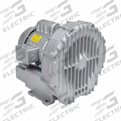 GAST Regenerative Blower: 6 hp, 110 in wc Max Op Pressure, 90 in wc Max Vacuum - 1-Stage Regenerative Blowers