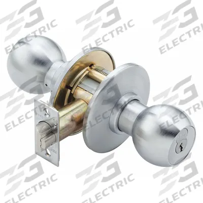 BEST Door Lockset: Classroom Security Knob Locksets, Chrome