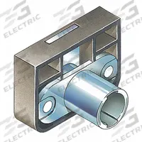 COMPX TIMBERLINE Deadbolt Lock: Coreless, Vertical, Square, 1 1/4 in Body Ht, 1 3/4 in Body Wd (MPN C280CB). Key specifications — attr1313962: Zinc-Plated; attr1313948: Black; attr1313954: COMPX TIMBERLINE.