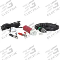 RULE Marine Utility Pump: Potable, 12V DC, 32 ft Max. Head, 13 ft Hose, 1/2 in Barbed Discharge (MPN IL280PK). Key specifications — Brand: RULE; Nameplate Voltage: 12V DC; Includes: Battery Clips.