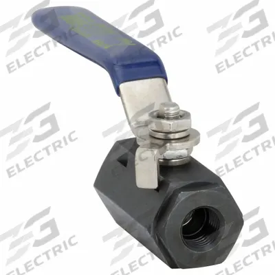 APPROVED VENDOR Manual Two-Way Ball Valve: 1/4 in, Carbon Steel, Straight, FNPT x FNPT - Carbon Steel Ball Valves