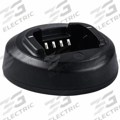 MOTOROLA Single Unit Charger: Fits Motorola, For CP Series, 1 Radios Charged, 110 V AC - Motorola-Compatible Chargers