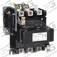 GE NEMA Magnetic Contactor: Non-Reversing, 3 Poles, NEMA Size 3, 90 A, 120V AC (MPN CR305E002). Key specifications — Brand: GE.