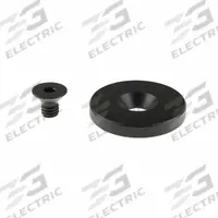 PCS Shoulder Plate: Steel, Black Oxide, 0.75 in Outside Dia, 3/16 in Thick, 1/4"-20 Thread Size (MPN SP-07). Key specifications — attr1132710: Black Oxide; attr1132714: Hardened; attr1132723: Precision Ground; attr1132724: Grade 4140; attr1132878: +0.000/-0.002 in; attr1132879: 1/4"-20; attr1132725: Steel; attr1110851: PCS.