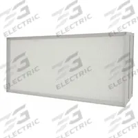 GRAINGER HEPA Air Filter: 24 in x 48 in x 3 in, 99.99% Filter Efficiency, Downstream Face (MPN 19RR62). Key specifications — Brand: GRAINGER; Frame or Header Material: Aluminum.