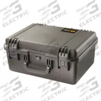 PELICAN Protective Case: 13 in x 18 in x 8 3/8 in Inside, No Foam, Black, Stationary, 7 lb Wt (MPN IM2450-X0000). Key specifications — Closure Type: Padlock Hasp; Brand: PELICAN; Carry-On Size: No.