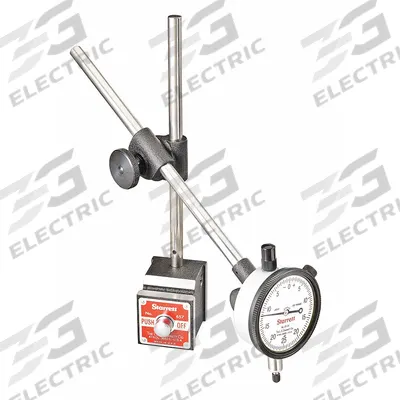 STARRETT Dial Indicator & Mag Base Set: 0 in to 0.125 in, Inch, Mechanical - Dial Indicator & Base Sets