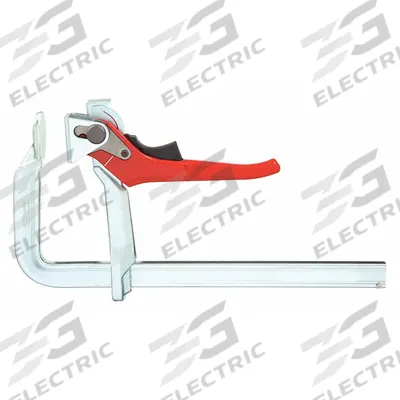 BESSEY Bar Clamp: Light Duty, Lever Handle, 8 in Jaw Opening - Max, 660 lb Clamping Force - Vibration-Resistant Bar Clamps