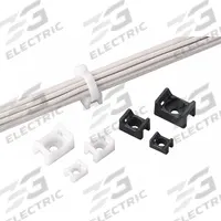 PANDUIT Cable Tie Mount: 0.13 in Slot Wd, 0.07 in Slot Ht, Miniature Cable Ties, Natural, 1,000 PK (MPN TM1S6-M). Key specifications — For Use With: Miniature Cable Ties; Size: 0.51 in L x 0.32 in W x 0.23 in H; Color: Natural; Screw Mount Hole Size: #6; Brand: PANDUIT.