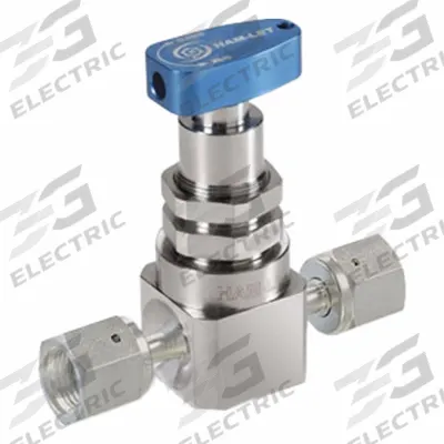 HAM-LET Ultra High Purity Diaphragm Valve: 1/4 in, 316L Stainless Steel - Ultra-High-Purity Manual Diaphragm Valves
