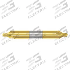 APPROVED VENDOR Center Drill: Plain Type, #7, 60°, 3 1/4 in Overall Lg, TiN Coated Carbide (MPN 300-001509). Key specifications — Brand: APPROVED VENDOR; End Type: Double End.