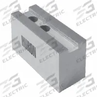HURON Lathe Jaw: Square, Serrated, Steel, For 8 in Chuck, 3 in Ht (MPN KT8MH). Key specifications — Brand: HURON; Mounting Bolt Size: M12.
