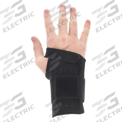 CONDOR Wrist Support: Ambidextrous, M Ergonomic Support Size, Black - CONDOR Double Strap Wrist Support