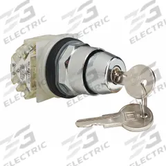 SCHNEIDER ELECTRIC Selector Switch: 2 Position, 30 mm Panel Mounting Size, DPDT, Series 9001K (MPN 9001KS11K3H2). Key specifications — Manufacturer Part Number: 9001KS11K3H2; Brand: SCHNEIDER; Switch Action: Maintained/Maintained; Contact Form: DPDT; Key Removal Position: Any Position.