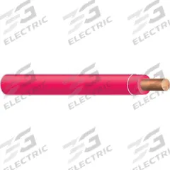 Building Wire: Copper, 18 AWG, 1 Conductors, Solid, Red, 500 ft Lg, TFN (MPN 26979506). Key specifications — Voltage: 600 V; Brand: SOUTHWIRE.