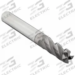 APPROVED VENDOR Square End Mill: Carbide, TiCN Coated, 4 Flute, 7/16" Mill Dia, 1" LOC, 2-3/4" OAL (MPN 206-001192)