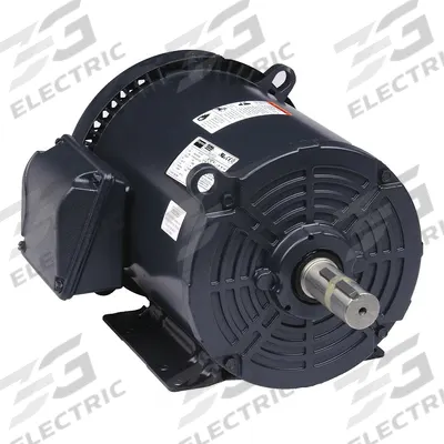 Dayton General Purpose Motor: Rigid Base Mount, Totally Enclosed Fan Cooled, 10 hp - Rigid Base 3-Phase General Purpose AC Motors