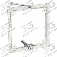 RACO Box Support: Steel, Silver, 0.06 in Overall Dp, 4.88 in Overall Wd, 2 in Overall Lg (MPN 205RAC). Key specifications — Brand: RACO; Accessory Type: Mounting Bracket; Color: Silver; Material: Steel.