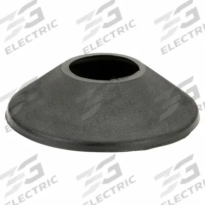 OATEY 2"dia Plastic Roof Vent Pipe Flashing: For Pitched Roof, Round Base, For 1 Pipes - Round-Base Boots