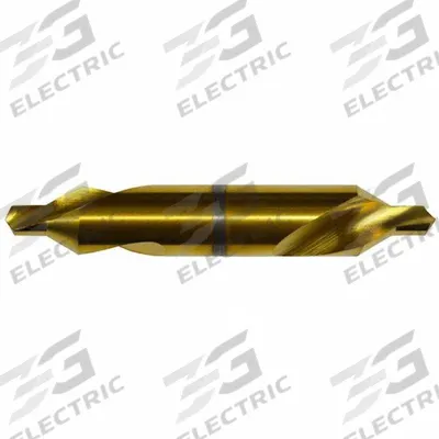 KEO Center Drill: Plain Type, #0, 60°, 1 1/4 in Overall Lg, LH - Left-Hand Plain-Tip Center Drills