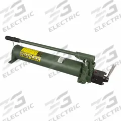 SIMPLEX Hand Pump: 2 Stages, Double Acting, 400 psi Max. Pressure 1st Stage (MPN P143D). Key specifications — Brand: SIMPLEX; Cylinder Compatibility: Double Acting.