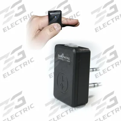 EARPHONE CONNECTION Push-to-Talk Bluetooth Adapter: Fits Motorola, From 2-Pin - Motorola-Compatible Audio Adapters