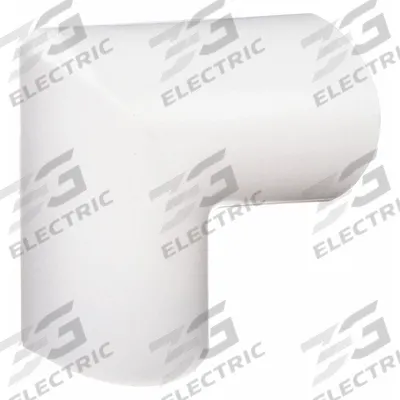 D-LINE 90 Degree Door Top Elbow: 1 1/4 in Wd, 1/2 in Ht, Plastic - 90 Degree Elbows for Nonmetallic Single-Channel Raceways