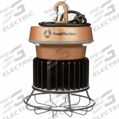 SOUTHWIRE Low Bay: LED, Corded, LED Low Bay, 3 ft Power Cord Lg, 8,200 lm Max Brightness, 120V AC (MPN T50078). Key specifications — Plug Type: Straight Blade; Includes Bulb: Yes; Brand: SOUTHWIRE; Color Temperature: 5000K; Job Light Type: LED Low Bay; Lighting Technology: LED; NEMA Plug Configuration: 5-15P; Operating Voltage: 120V AC.
