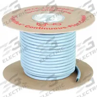 CHAINFLEX Control Cable: 16 AWG Conductor Size, 3 Conductors, PVC, 25 ft, Gray (MPN CF130US-15-03-25). Key specifications — Conductor Size: 16 AWG; Minimum Bend Radius Factor - Fixed: 5 x OD; Minimum Bend Radius Factor - Flexible: 7.5 x OD; Shielding: Unshielded; Brand: CHAINFLEX.
