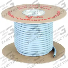 CHAINFLEX Control Cable: 16 AWG Conductor Size, 3 Conductors, PVC, 25 ft, Gray (MPN CF130US-15-03-25). Key specifications — Conductor Size: 16 AWG; Minimum Bend Radius Factor - Fixed: 5 x OD; Minimum Bend Radius Factor - Flexible: 7.5 x OD; Shielding: Unshielded; Brand: CHAINFLEX.
