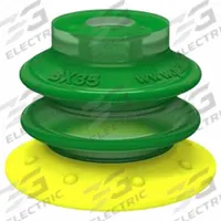 PIAB Vacuum Pad Assembly: G1/8 in, 37.08 mm Pad Dia, Polyurethane, Yellow, 38.86 mm Pad Ht, 30A (MPN BX35P.4K.04AI.F). Key specifications — attr1019194: BX35P.4K.04AI.F; attr1019196: PIAB; attr1019197: 30A.