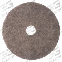GRAINGER Burnishing Pad: Beige, 17 in Dia, Natural/Polyester Fiber, 3,000 RPM Max Speed, Round, 5 PK (MPN 402W20). Key specifications — Shape: Round; Material Group: Natural/Synthetic Blend; Brand Name: Grainger.
