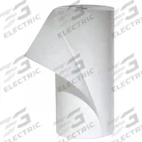 PIG Sorbent Roll: 150 ft Lg, 30 in Wd, Polypropylene, White, 150 ft Roll Lg, 30 in Roll Wd (MPN MAT458). Key specifications — Brand: PIG; Material: Polypropylene.
