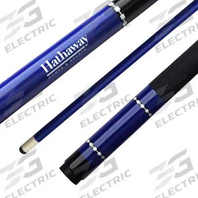 HATHAWAY Pool Cue: Blue, 18 oz Cue Wt - Cue Sticks