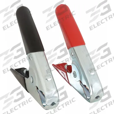 WESTWARD Battery Booster Clamp: Parrot, Clamp, 500 A Max Current, 12V/24V, Steel - Booster Clamps