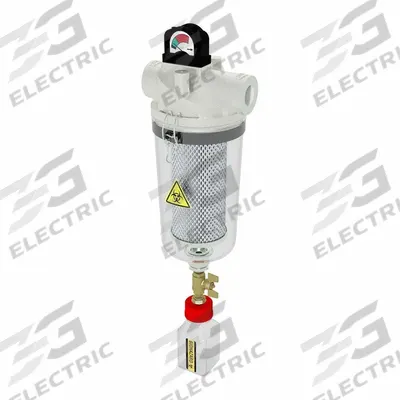 SOLBERG T-Style Medical Vacuum Filter: 0.1 micron Rating, 99.995% Efficiency - T-Style Vacuum Pump Inlet Filters